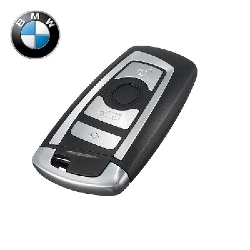 CARCASA BMW CUATRO BOTONES SERIE F ESP. PLATA